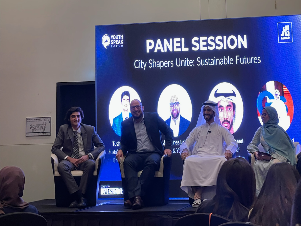 Tushar Narula on the City Shapers Unite: Sustainable Futures panel at the Aldar Youth Speak Forum